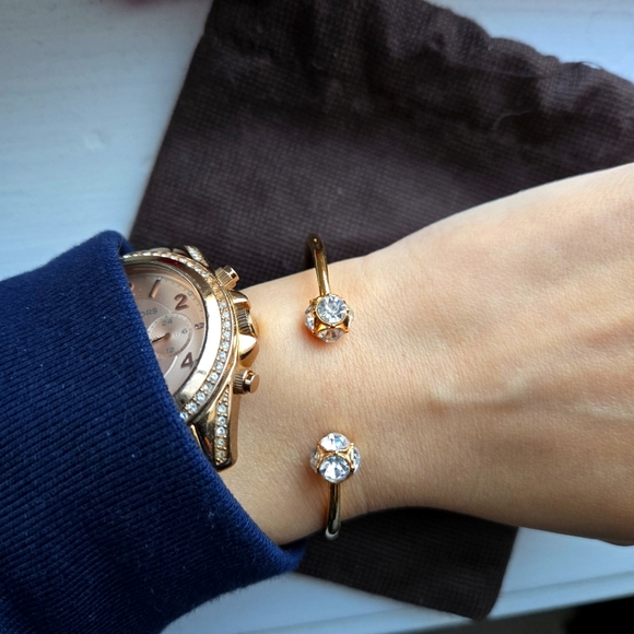 Kate Spade Lady Marmalade Gold bracelet with pouch - Picture 3 of 7